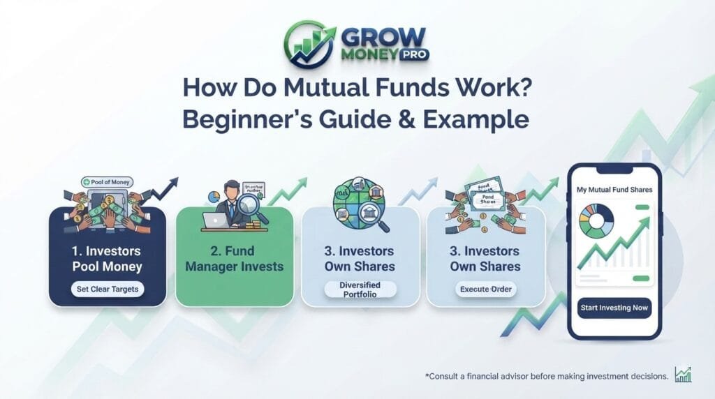 How mutual funds work with an example